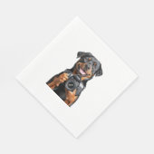 Serviette En Papier Rottweiler   (Coin)