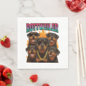 Serviette En Papier Rottweiler (En situation)