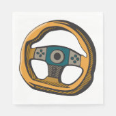 Serviette En Papier Roue de direction (Devant)