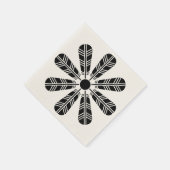 Serviette En Papier Roue de huit plumes de faucon (Coin)