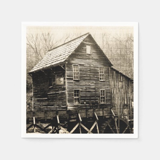 Serviette En Papier Roue vintage (Devant)