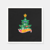 Serviette En Papier Roues chaudes - Roues chaudes Arbre de Noël (Devant)