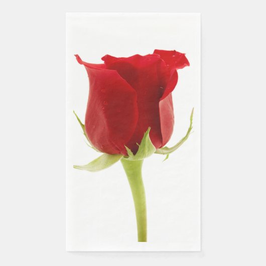 Serviette En Papier Rouge (Devant)