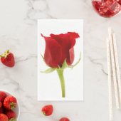 Serviette En Papier Rouge (En situation)