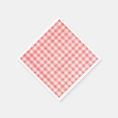 Serviette En Papier Rouge (Coin)