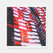 Serviette En Papier Rouge blanc et bleu (Devant)