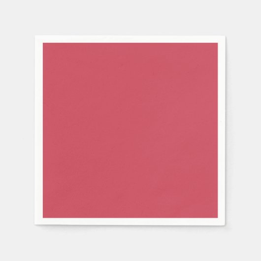 Serviette En Papier Rouge brique (couleur solide) (Devant)