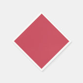 Serviette En Papier Rouge brique (couleur solide) (Coin)