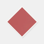 Serviette En Papier Rouge chaud (Coin)