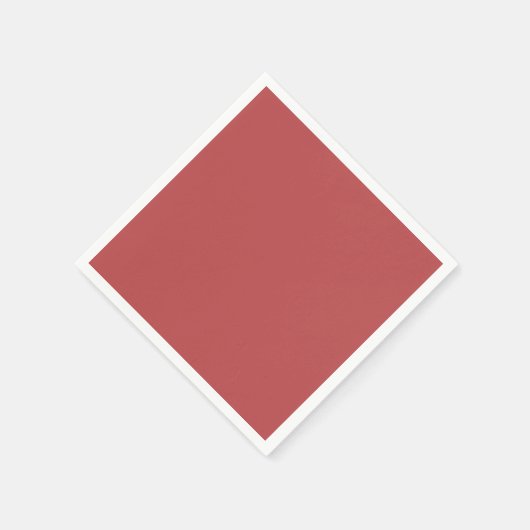 Serviette En Papier Rouge chaud (Coin)