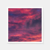 Serviette En Papier rouge d'août (Devant)