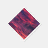 Serviette En Papier rouge d'août (Coin)