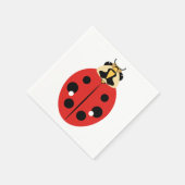 Serviette En Papier Rouge dendroctale (Coin)
