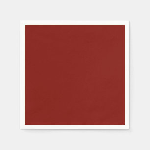 Serviette En Papier Rouge grange (couleur solide)