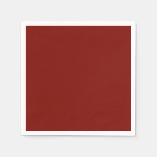 Serviette En Papier Rouge grange (couleur solide) (Devant)