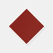 Serviette En Papier Rouge grange (couleur solide) (Coin)