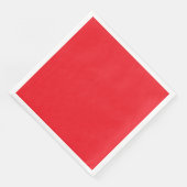 Serviette En Papier Rouge Pompière (Coin)