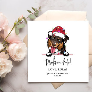 Serviette En Papier Rough Collie Chien Boissons personnalisées sur moi