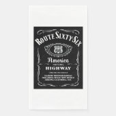 Serviette En Papier Route 66 (Devant)