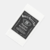 Serviette En Papier Route 66 (Coin)