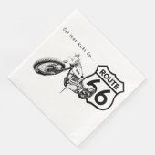 Serviette en papier Route 66 (Coin)