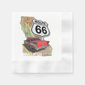 Serviette En Papier Route 66