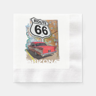 Serviette En Papier Route historique 66