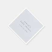 Serviette En Papier ROWAN Classic Garçon Bleu Rustique Simple Bébé Dou (Coin)