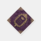 Serviette En Papier Royal Amethyst Quinceañera, coutume (Coin)