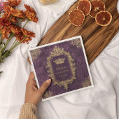 Serviette En Papier Royal Amethyst Quinceañera, coutume