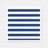 Serviette En Papier Royal Bleu rayé (Devant)