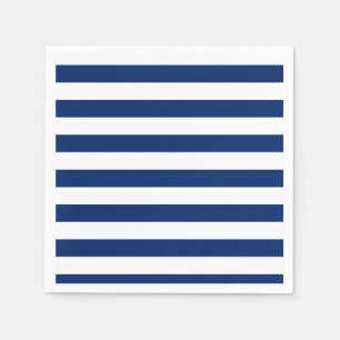 Serviette En Papier Royal Bleu rayé
