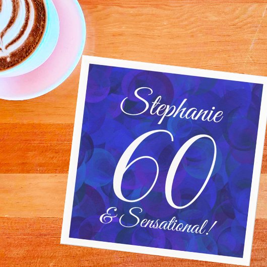 Serviette En Papier Royal Blue 60 et fête d'anniversaire sensationnell