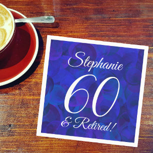 Serviette En Papier Royal Blue 60 et retraite