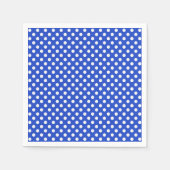 Serviette En Papier Royal Blue Combination Pois par STaylor (Devant)