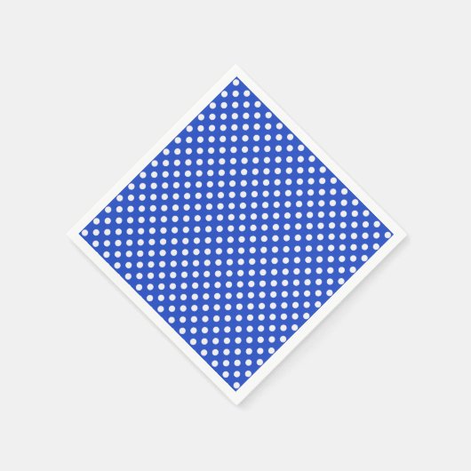 Serviette En Papier Royal Blue Combination Pois par STaylor (Coin)