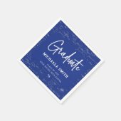 Serviette En Papier Royal Blue High School Math Graduate Party (Coin)