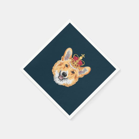 Serviette En Papier Royal Corgi (Coin)