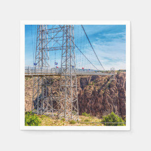 Serviette En Papier Royal Gorge Bridge Vue latérale Papier Napkin