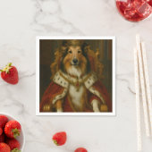 Serviette En Papier Royal Sheltie (En situation)