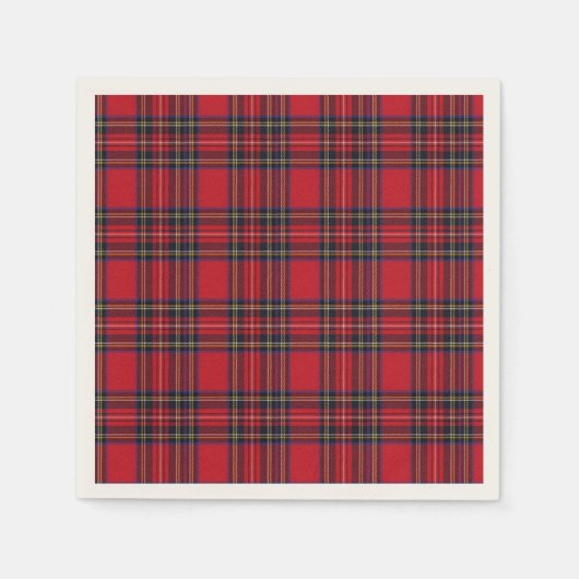 Serviette En Papier Royal Stewart Tartan (Devant)