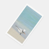 Serviette En Papier Royal Tern on Beach Photos d'oiseaux marins (Coin)