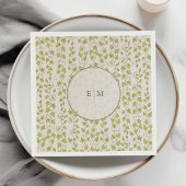 Serviette En Papier Royal Victorian Élégant Mariage Floral