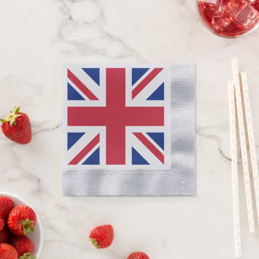 Serviette En Papier Royaume-Uni Union Jack Drapeau des colonies britan (En situation)