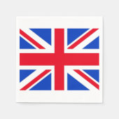 Serviette En Papier Royaume-Uni Union Jack Paper Party Napkins (Devant)