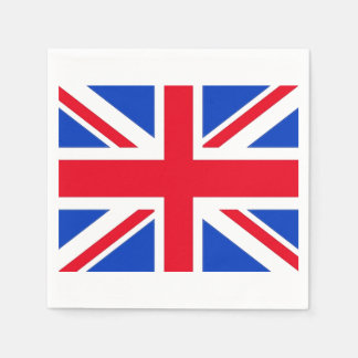 Serviette En Papier Royaume-Uni Union Jack Paper Party Napkins