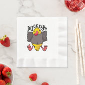 Serviette En Papier Ruban Canard Drôle (En situation)