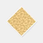Serviette En Papier Rubans en satin tissé - Tons d'or (Coin)