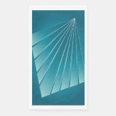 Serviette En Papier Rubans turquoise (Devant)