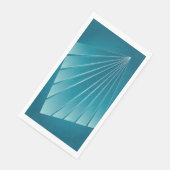 Serviette En Papier Rubans turquoise (Coin)